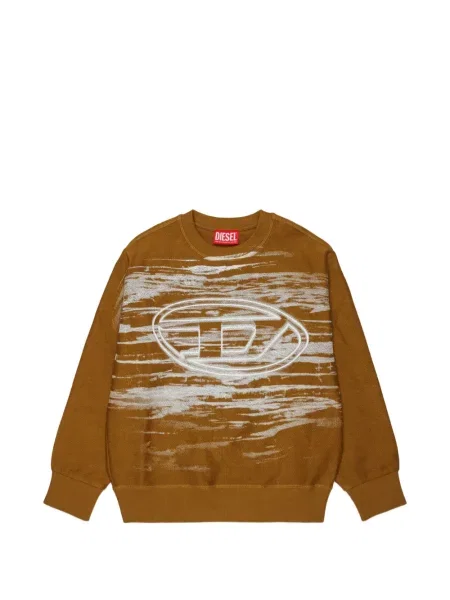 Sweter dziecięcy Diesel brązowy