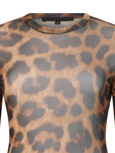 Rochie midi Philipp Plein cu imagine cu model leopard