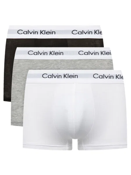 Džínsy Calvin Klein Underwear s nízkym pásom biela