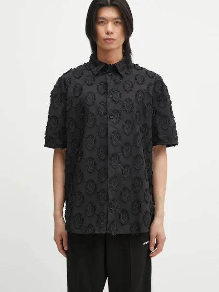 Srajca Daily Paper Trophy Shield Ss Shirt črna