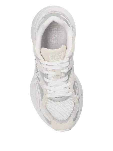 Sneakerși Ea7 Emporio Armani chunky alb