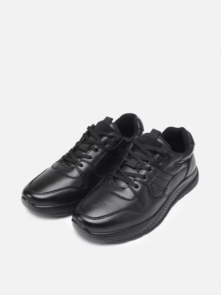 Кросівки YUKI шкіра/штучна шкіра чорний