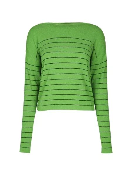 Pulover Elisabetta Franchi cu dungi verde