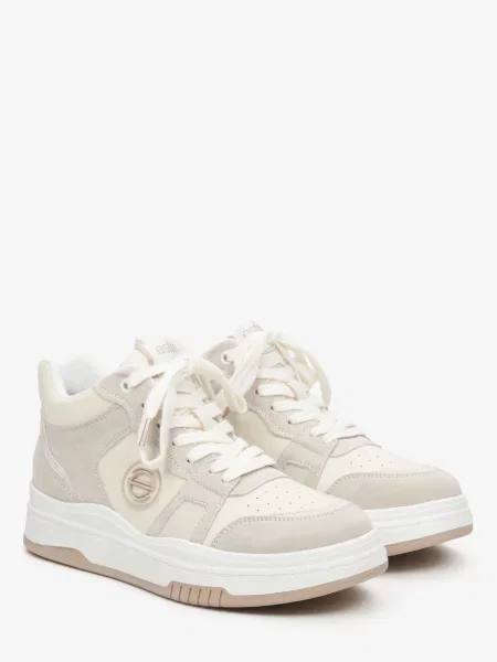 Шкіряні Кеди Estro бежевий