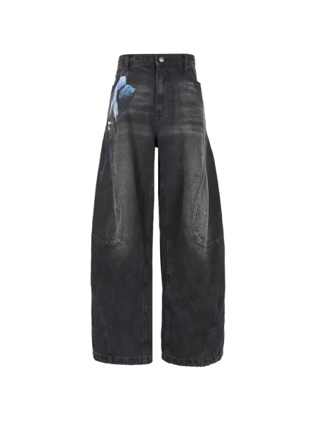 Blugi cu picior larg Croquis negru