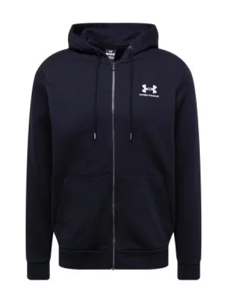 Jachetă cămașă Under Armour din fleece cu glugă negru