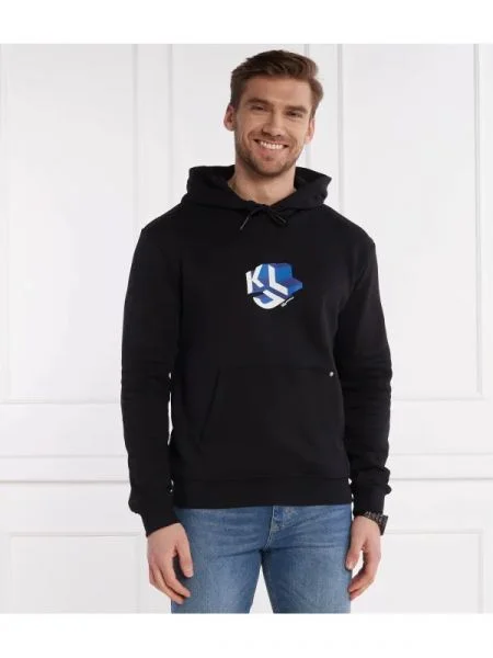 Karl Lagerfeld Jeans Hanorac monogram negru