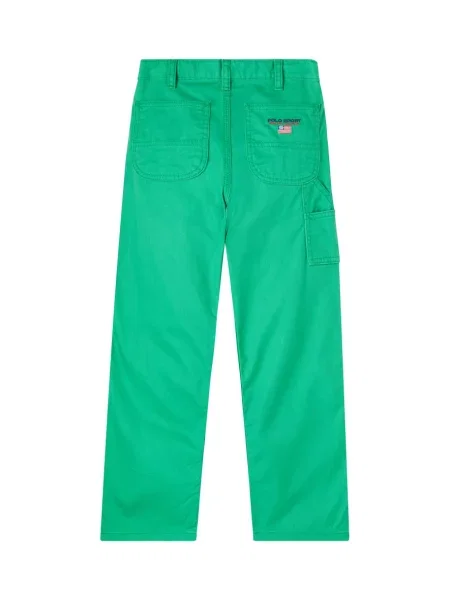 Gyerek egyenes szárú farmernadrág Polo Ralph Lauren zöld