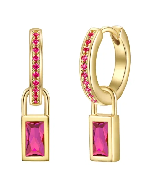 Glanzstücke München Uhani zlata roza