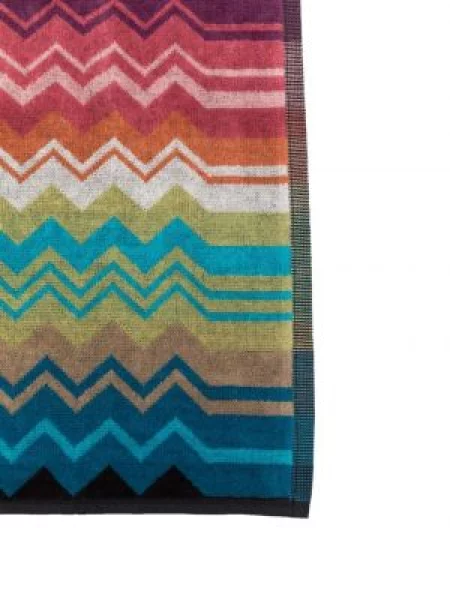 Raštuotas chalatas Missoni Home mėlyna