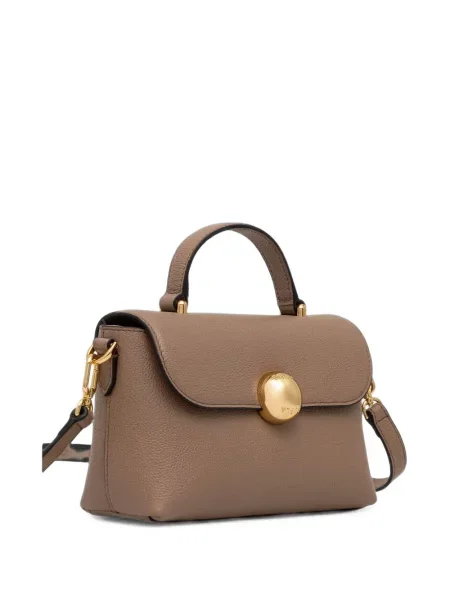 Geantă shopper Furla din piele maro