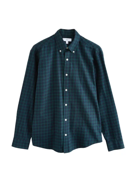 Next Srajca temno modra / temno zelena črna