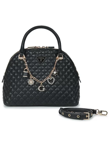 Satchel torba Guess črna