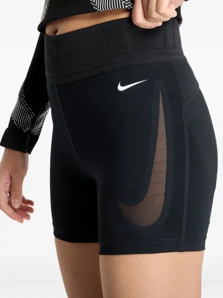 Top sport Nike din fleece plisat fără mâneci alb