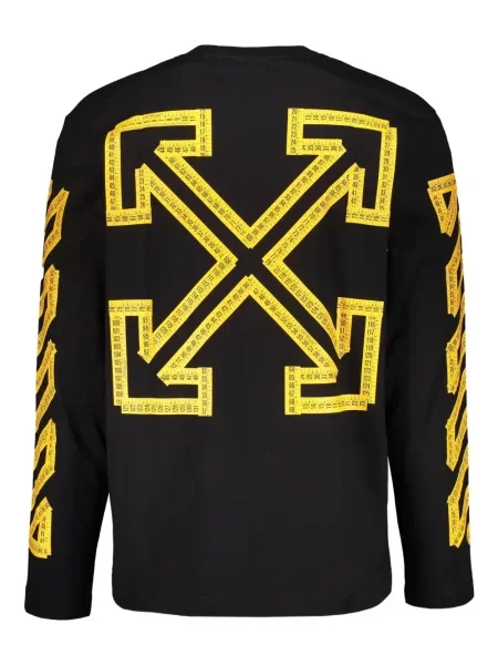 Tricou Off-white cu autograf alb