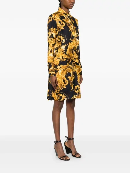 Rochie din denim Versace Jeans Couture
