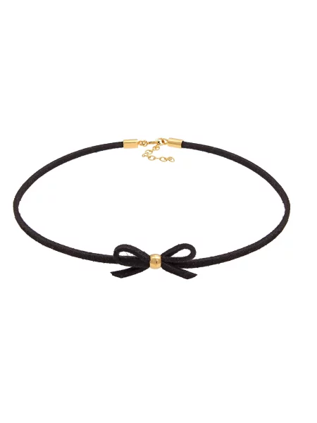 ELLI Verižica zlata črna