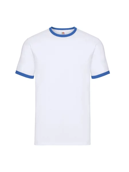 T-shirt Ringer biała