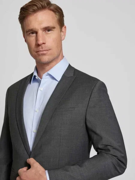 Marynarka zapinana na 2 o kroju slim fit z dodatkiem streczu model ‘CiCastello’ ‘CIPOWERSTRETCH’ Cinque