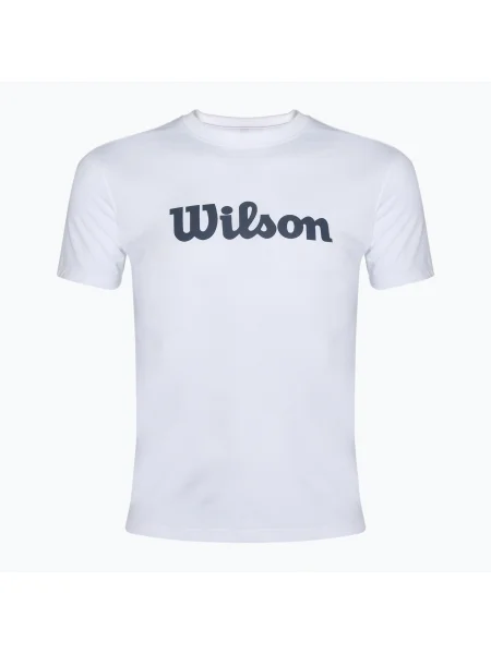 Мъжка тениска Wilson Team Graphic bright white script бяло