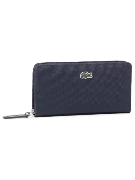 Великий гаманець Lacoste L Zip Wallet cиній