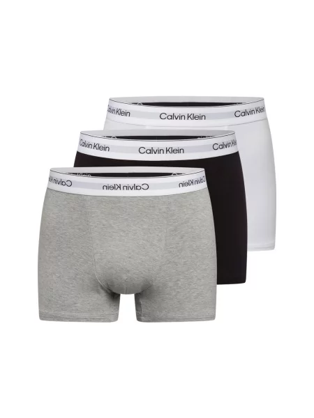 Calvin Klein kąpielówki w Mężczyźni szary|czarny|biały jednolity S białe