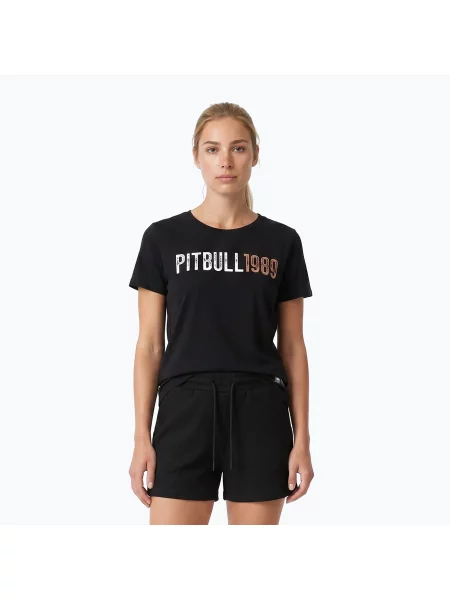 Női póló Pitbull Beach Girl black. Méret: M fekete