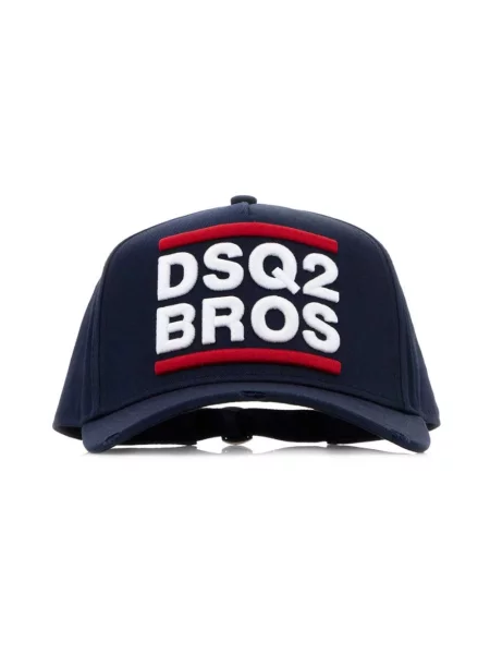 Czapka z daszkiem Dsquared2 niebieska