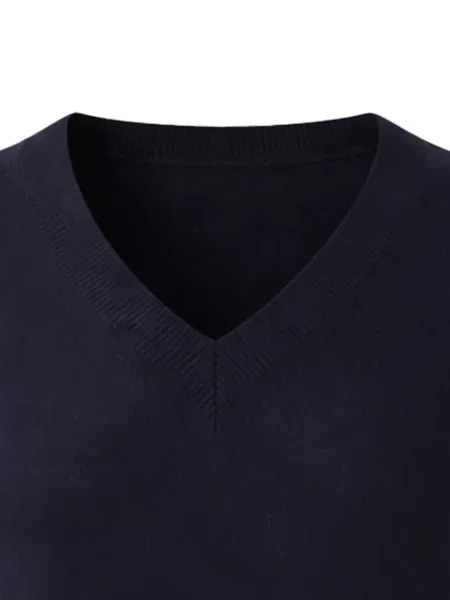 Pulover Weekend Max Mara cu decolteu în V albastru