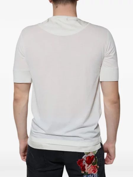 Scurt tricou Dolce & Gabbana alb