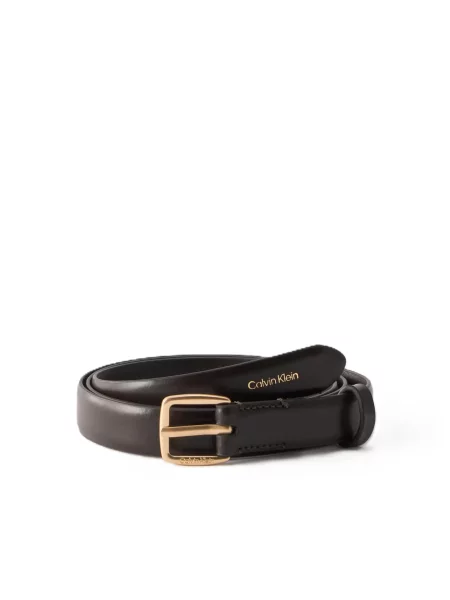 Calvin Klein Curea ESSENTIAL închis / auriu maro