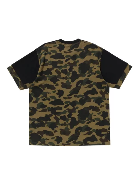 Tricou A Bathing Ape® cu model camuflaj negru
