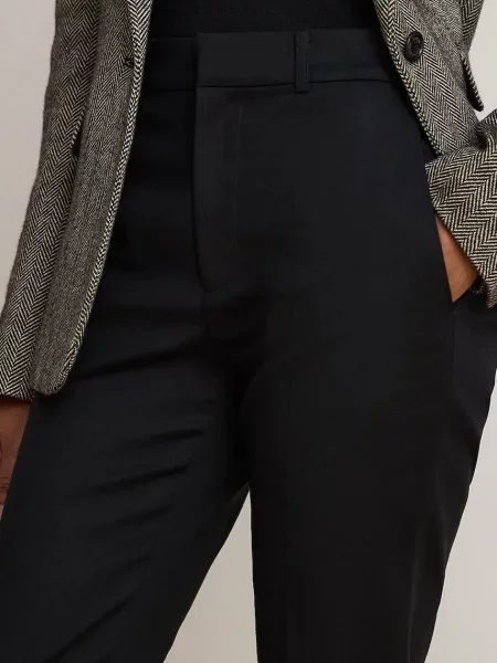 Lauren Ralph Lauren spodnie slim fit z czarne