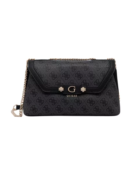 Guess torebka crossbody z imitacji skóry LINDSEY szara