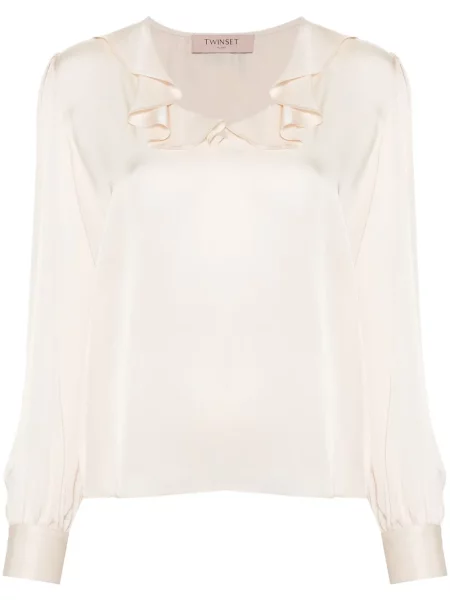 Apykaklė palaidinė Twinset su raukiniais