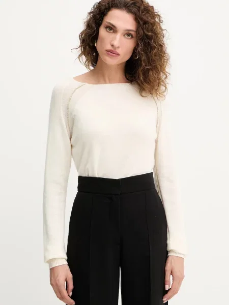 Silvian Heach pulover KARIM light bej