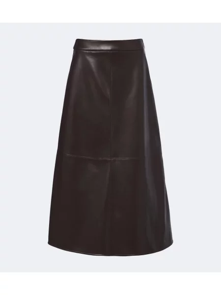 Fustă midi 's Max Mara din jerseu maro