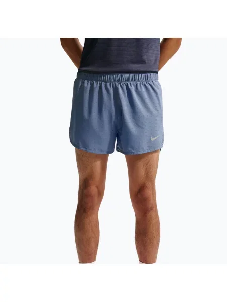 Férfi futó rövidnadrág Nike Fast Dri-Fit Brief Lined 3" diffused blue/black. Méret: XL fekete