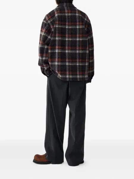 Geacă Studio Tomboy în carouri gri