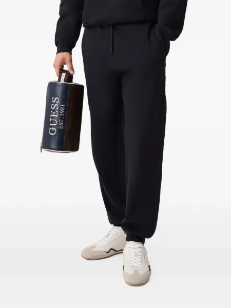 Pantaloni de jogging Guess cu autograf negru