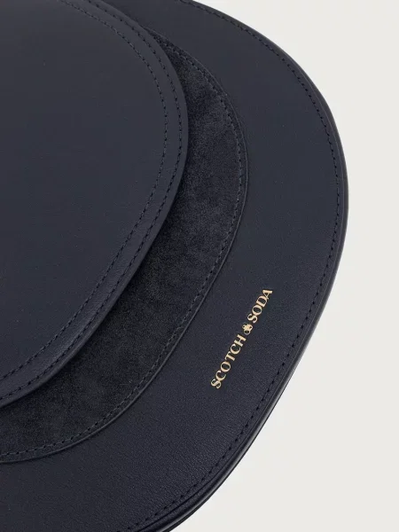Кожаная сумка через плечо Scotch & Soda