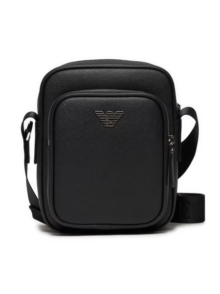 Torbica za okrog pasu Emporio Armani črna