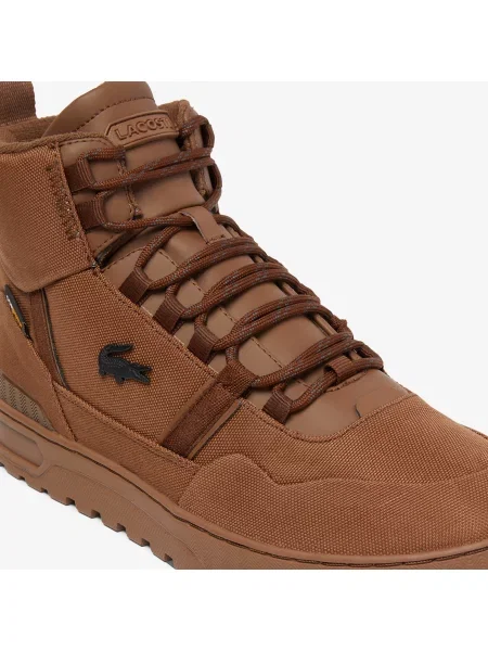 Lacoste Buty Zimowe T-Clip Mid Trainers brązowe
