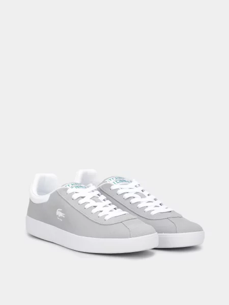 Lacoste Кеди низькі Шкіра сірий