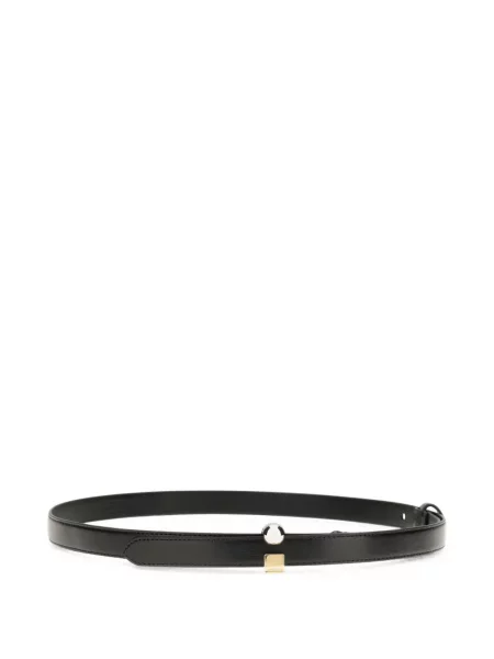 Cu centură curea Jacquemus negru