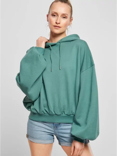 Palton Urban Classics din material terry verde