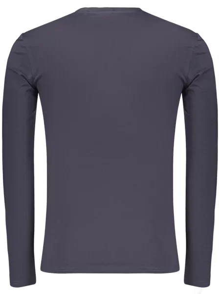 Tričko Guess Jeans s dlhými rukávmi modrá