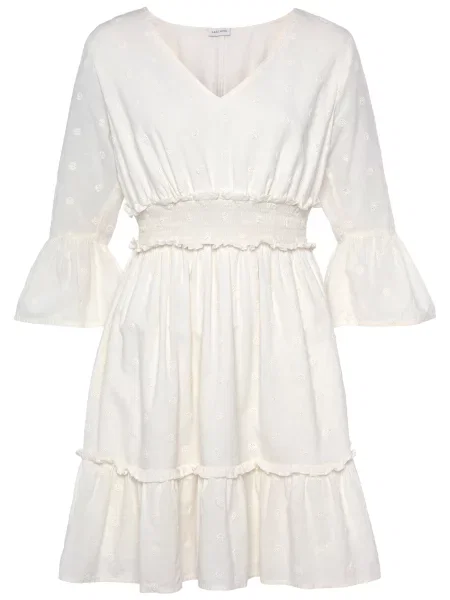 LASCANA Rochie lână alb