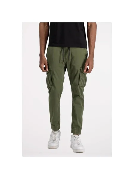 ALPHA INDUSTRIES Cargo nadrágok olíva zöld