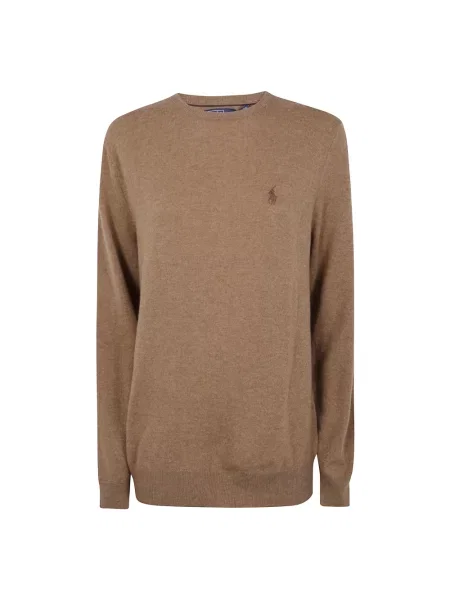Sweter Polo Ralph Lauren brązowy